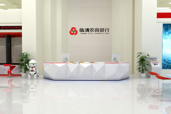 农商银行引导台,银行前台