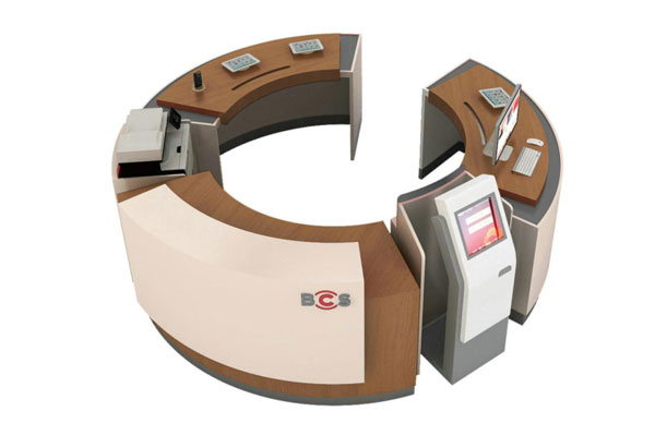 圆形引导台,圆形接待台