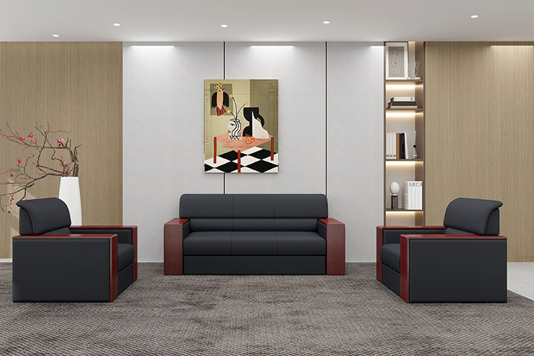 8518传统经典办公沙发,一米九办公沙发