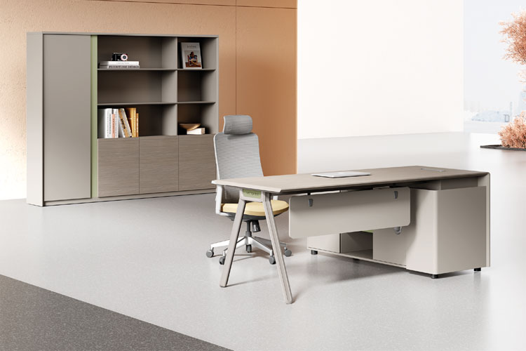 合运180一米八主管桌,两米办公桌书柜组合