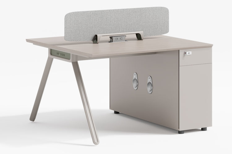 合运/1212-1对桌(带腿)，员工屏风工作位，职员办公家具