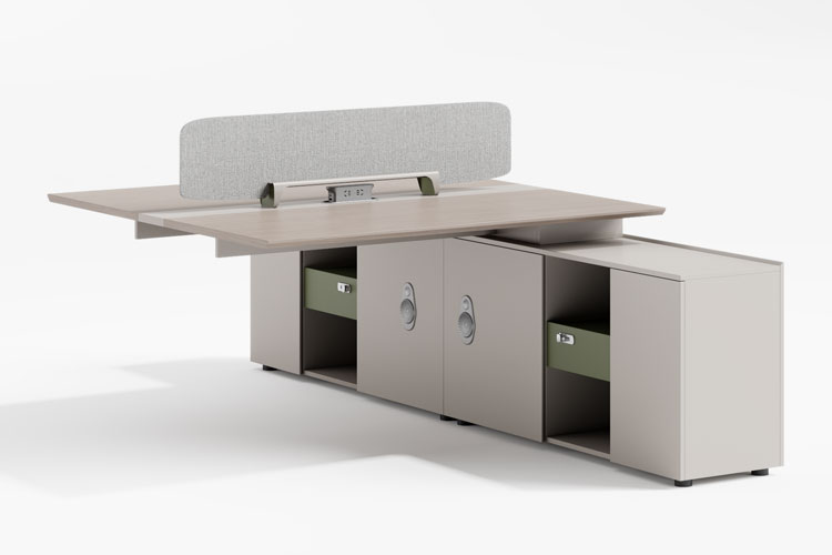 合运/1424-2 延伸长柜对桌(不带腿),员工屏风工作位,职员办公家具