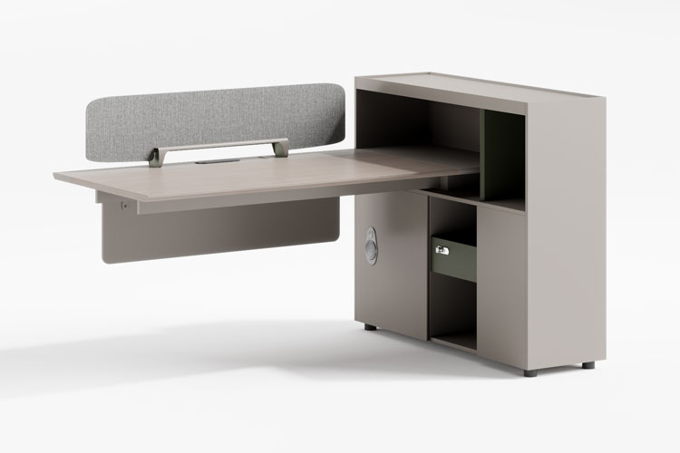 合运/1812-2 延伸高长柜单桌(不带腿),职员屏风工作位,员工办公家具