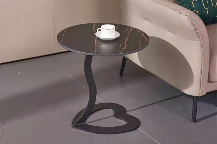 E2036边几,意式极简岩板边几设计师边桌