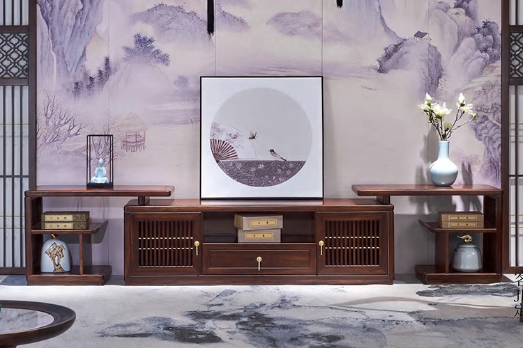 JH-733电视柜实木电视柜，客厅电视柜边柜客厅实木家具
