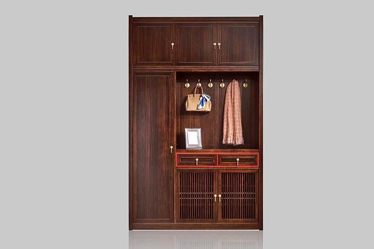 定制门厅柜,实木定制入户门定制柜