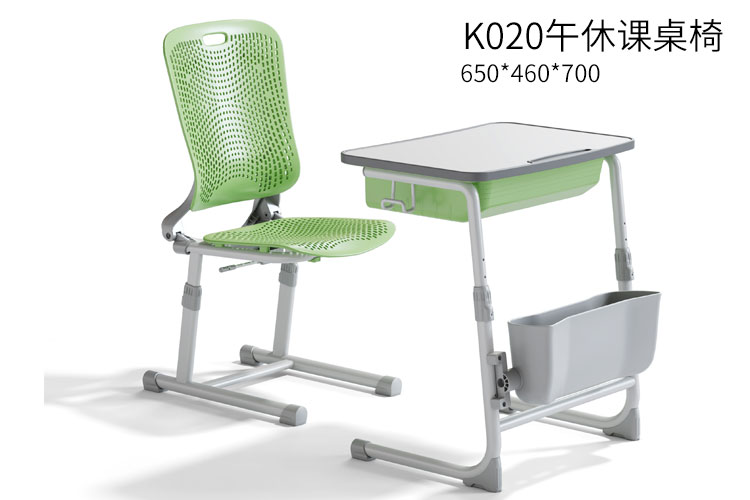 K020午休课桌椅,学校培训机构教室桌椅,小学初中课桌椅