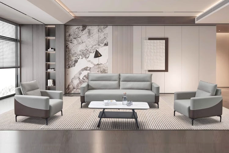 DZ-2410#现代办公沙发,老板经理主管商务接待会客沙发