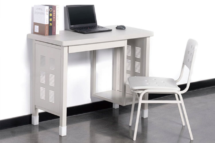 钢制电脑桌,营房电脑桌部队用钢制办公桌