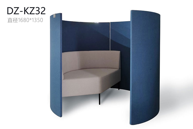 DZ-KZ32图书馆卡座,阅览室读书吧半封闭卡座高背卡座