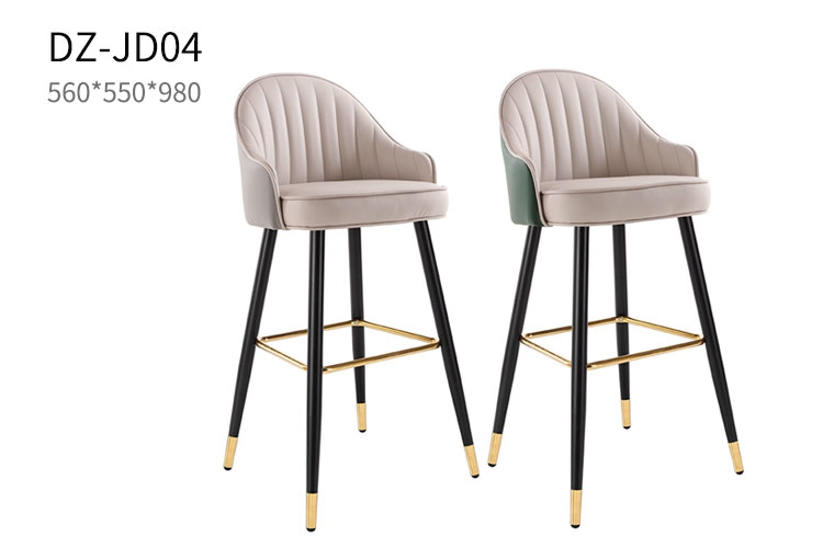 DZ-JD04吧椅,酒店吧椅现代简约岛台高脚椅