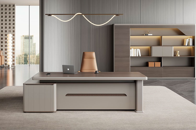 XF02D20班台,两米现代班台2/2.2/2.4米班台简约时尚班台