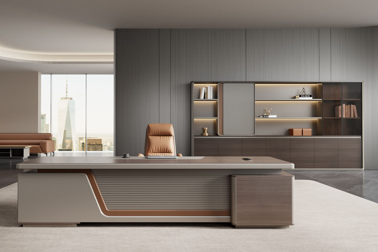 XF08D32班台,三米二现代班台3.2米班台简约时尚班台