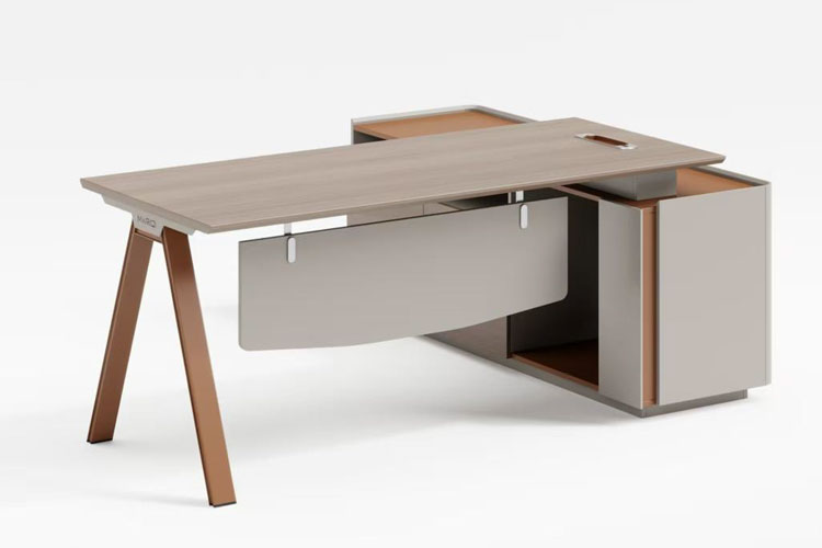 XC05D16班台,现代简约主管桌1.6米/1.8米/2米办公桌带副台